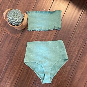 Green Reformation Two-piece Swimsuit